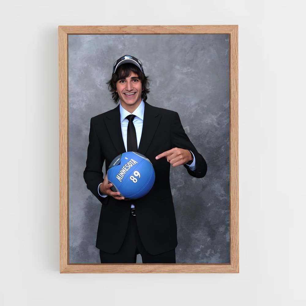 Poster Ricky de rubio – affiche Basketball (vue 4)